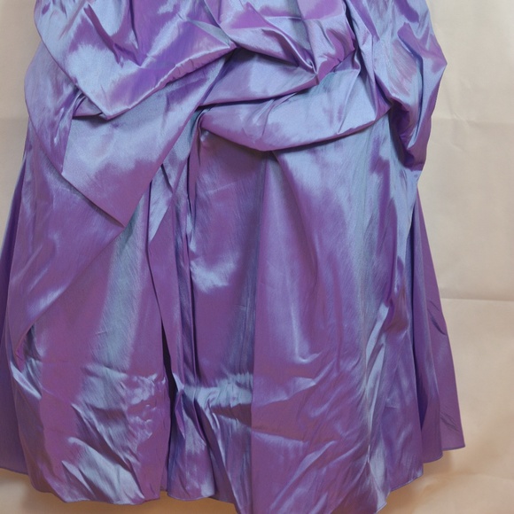 Rouched Purple Prom Dress SZ 16 Symphony of Venus - Picture 10 of 11